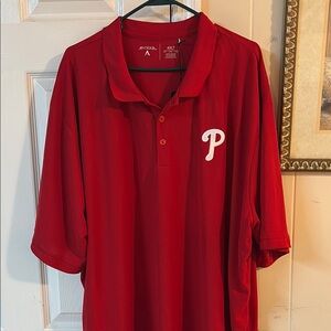 Antigua Red Performance Polo Shirt